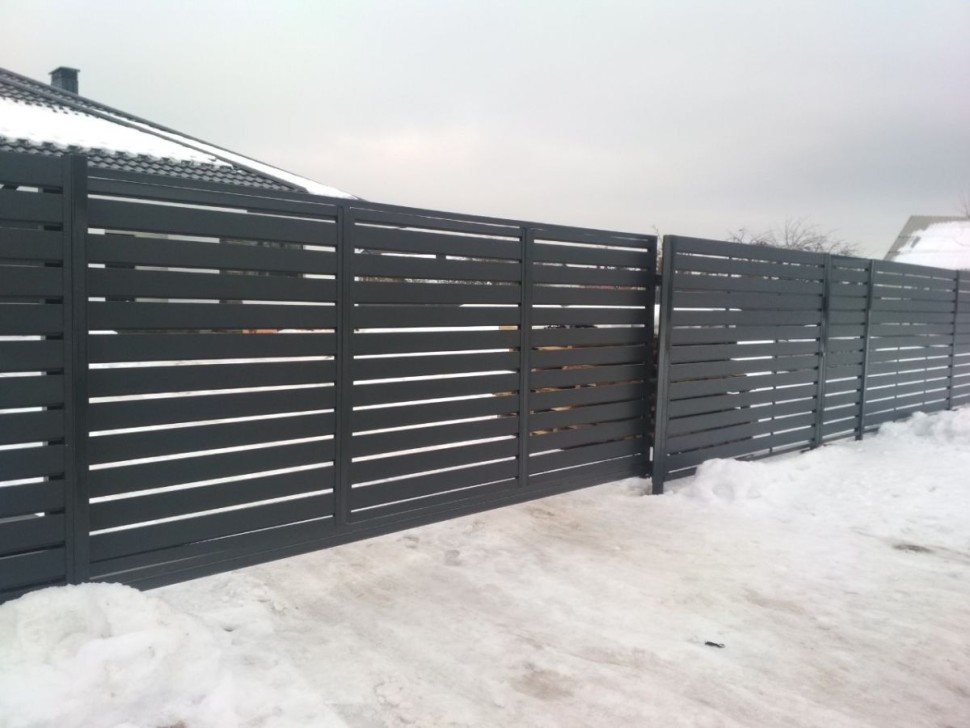 Забор жалюзи "Техас" Grand Line 125 мм