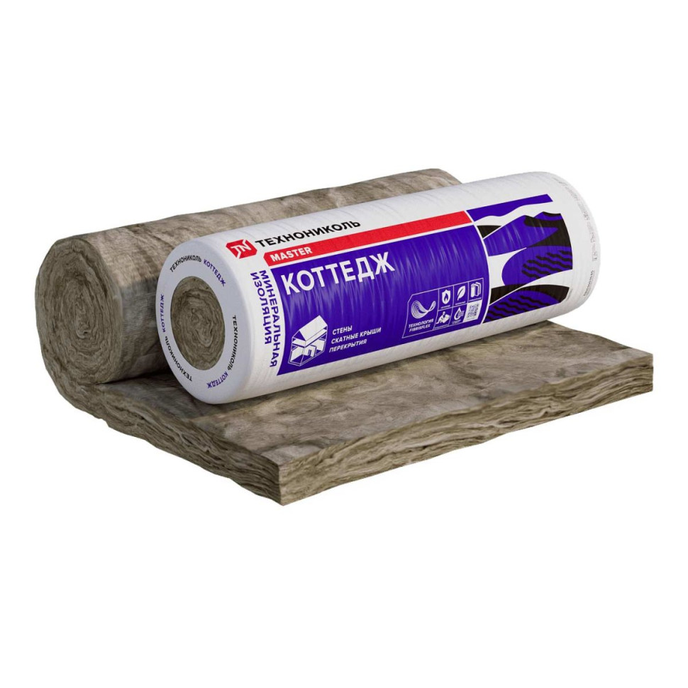 Мат минераловатный ТЕXНОНИКОЛЬ 35QN Коттедж 4500x1200x100