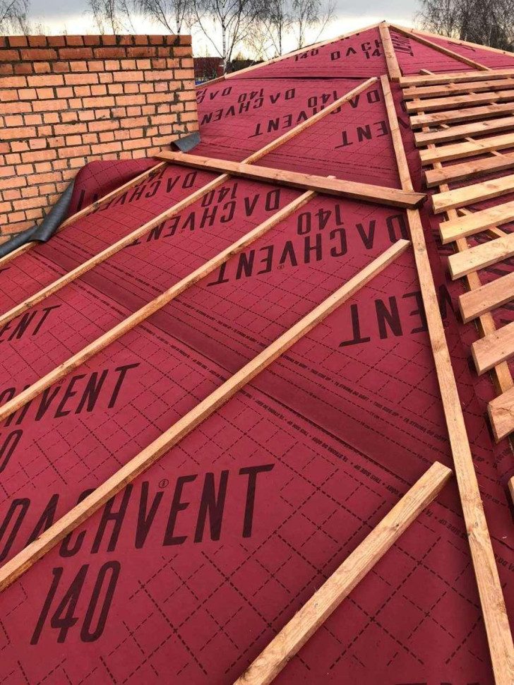 Cупердиффузионная мембрана  DACHVENT 140 NG (1,6*50) 80 м2